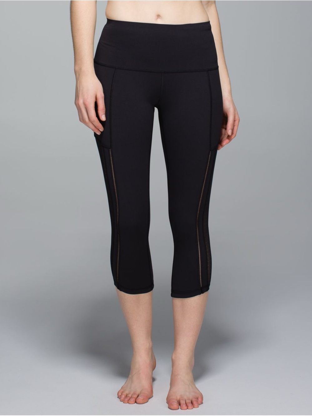 Lululemon Hot To Street Crop Black Leggings